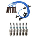 NGK Wire Set & Denso 6 Iridium Spark Plugs for Malibu Trans Sport (1997–2005)