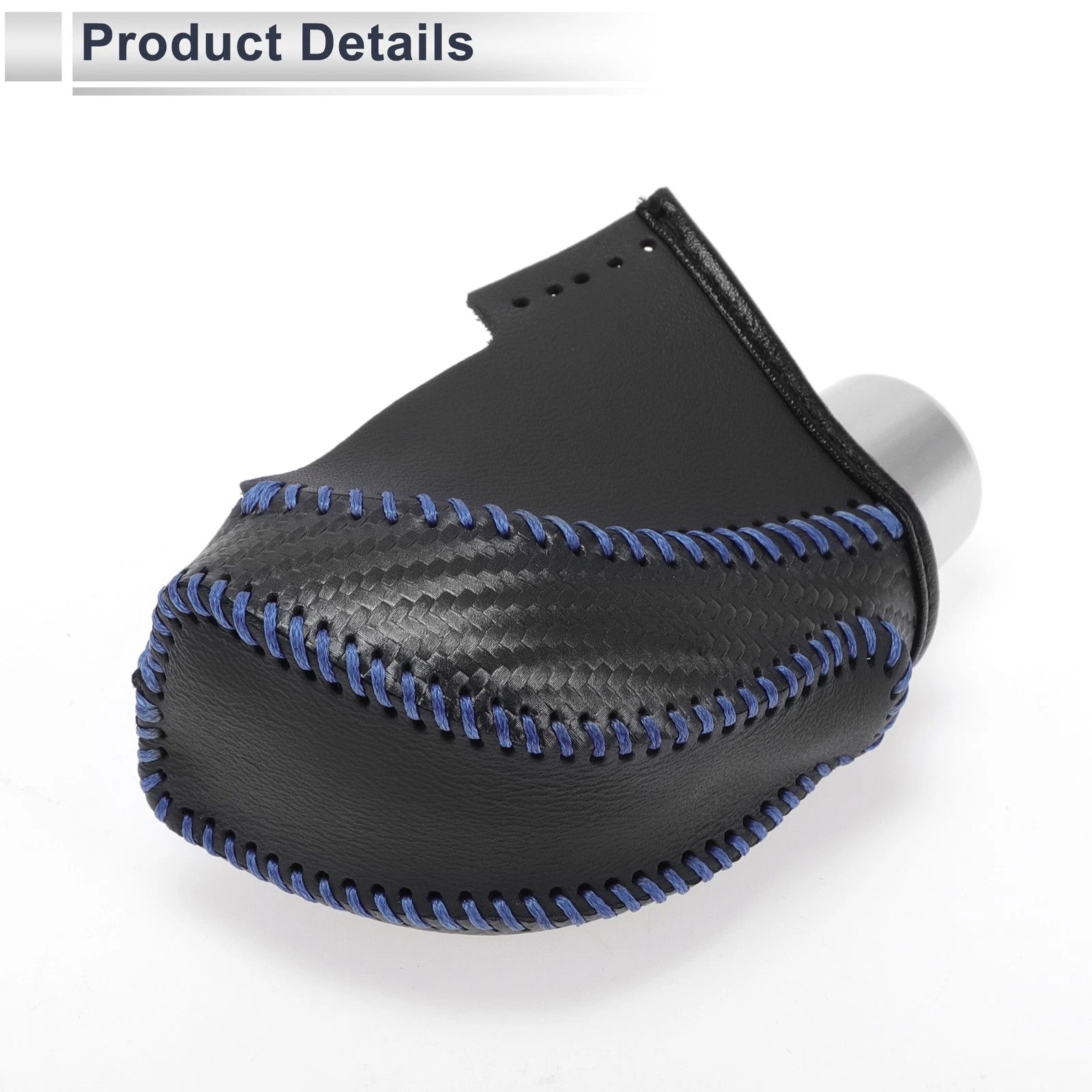 Gear Shift Knob Cover for Subaru Impreza (2017–2023) Black Carbon Fiber Blue