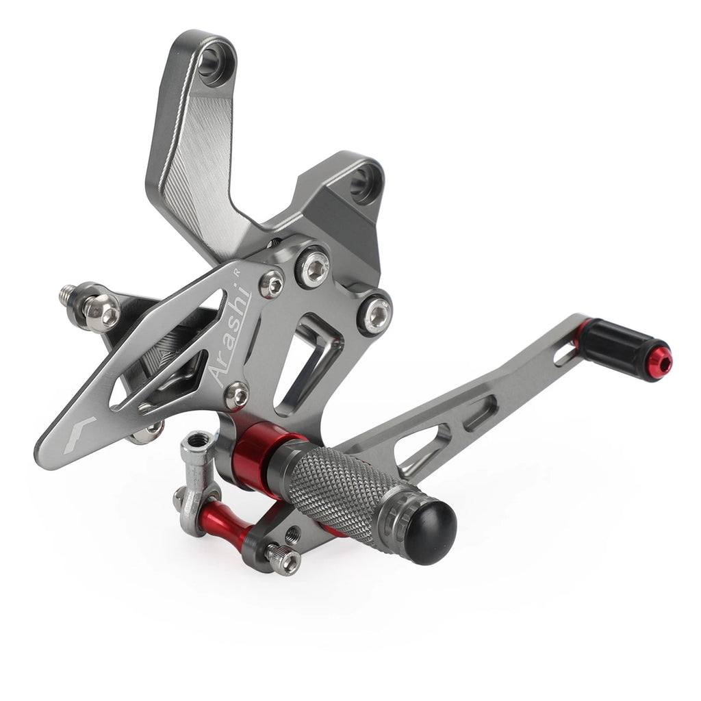 Aluminum Gray Rear Footpegs Footrest for Kawasaki Z900 (2021–2022)