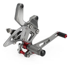 Aluminum Gray Rear Footpegs Footrest for Kawasaki Z900 (2021–2022)