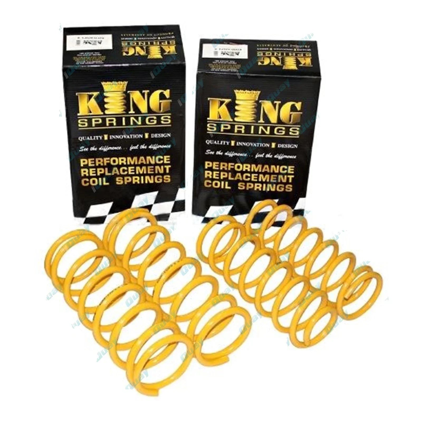 Set of 4 Raised 50mm (2" Coil Springs for Patrol GU Y61 Cab Chassis Nissan Ute