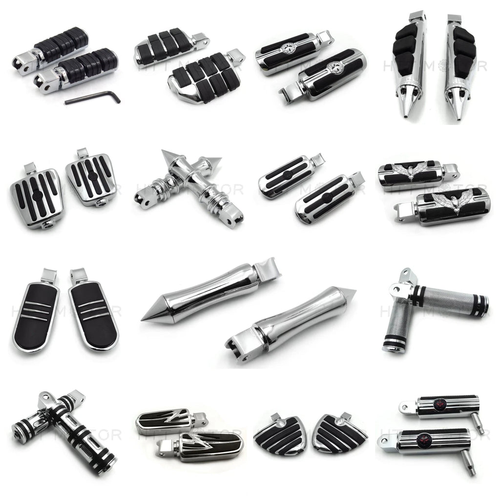 Foot Pegs for Honda VTX 1800 C, Shadow 1100, Sabre 750, Aero 750, Magna 750 (2002–2009)