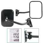 2 Pack Quick Release Doorless Mirrors for Jeep Wrangler (1997–2018)