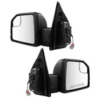 Pair Power Side Mirrors with Temp Sensor for Ford F-150 (2015–2020)