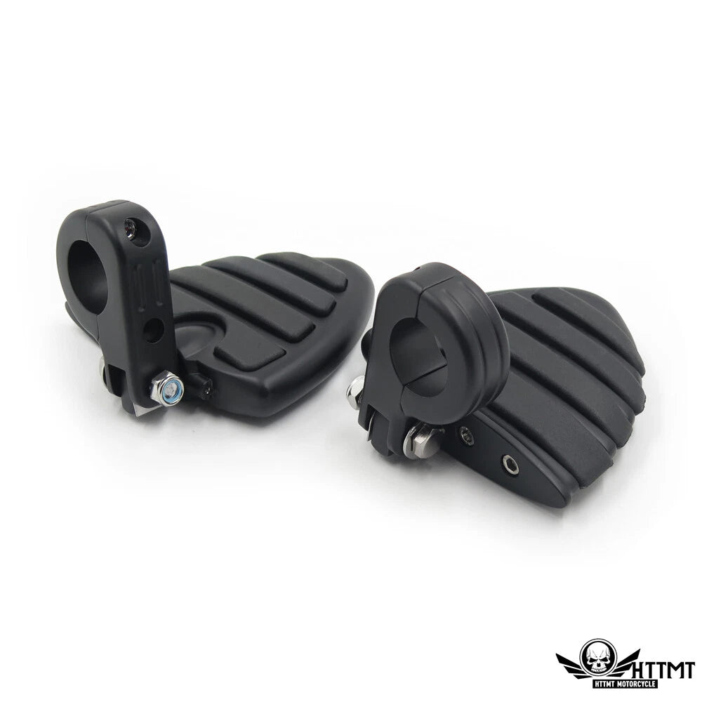 1.25" Wing Foot Peg Mount P Clamps for Suzuki VL125 VL250 VZ1500 C800 C1800RT
