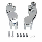 Chrome Passenger Footpeg Pegs Mount Bracket for Indian Scout (2015–2023)
