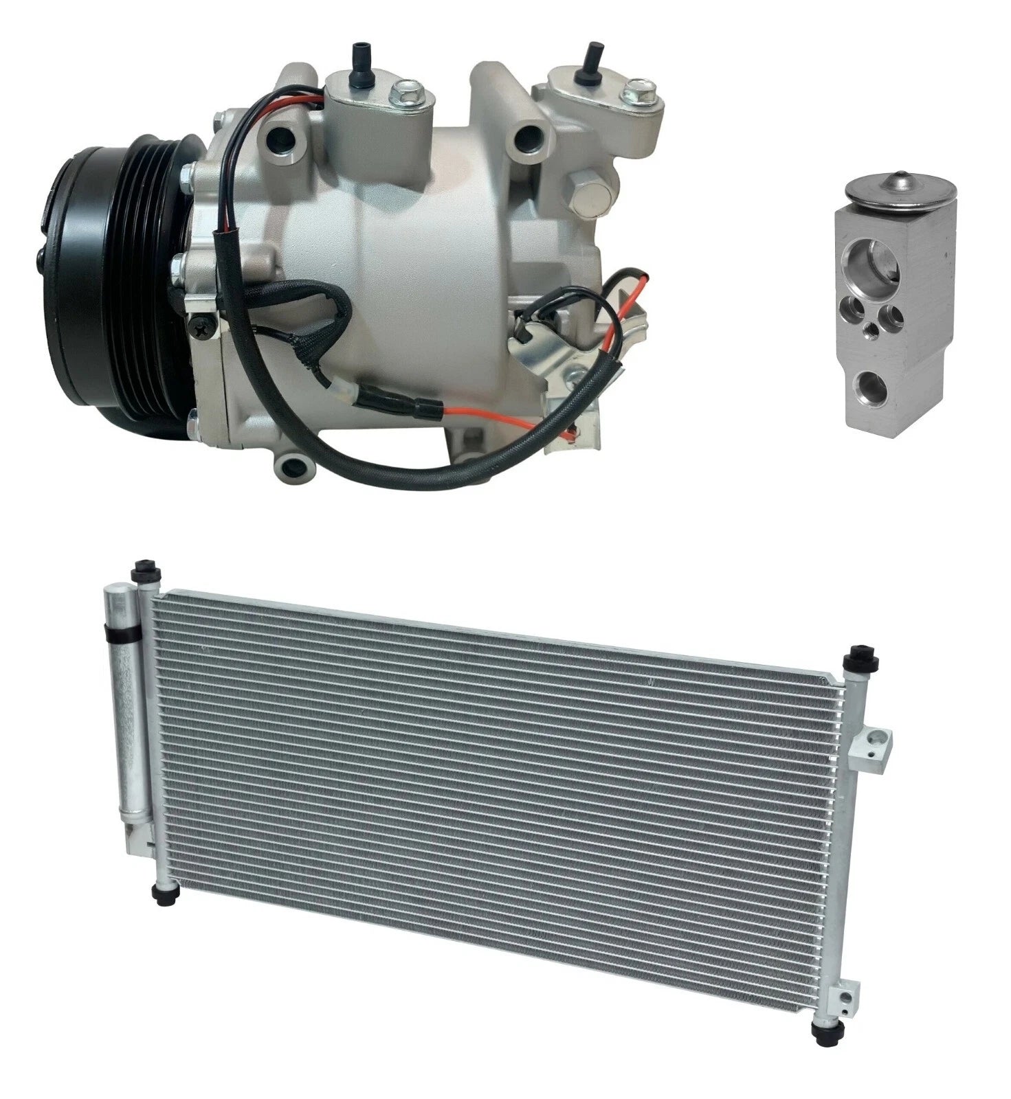 AC Compressor Kit With Condenser for Honda Fit 1.5L (2011–2013)