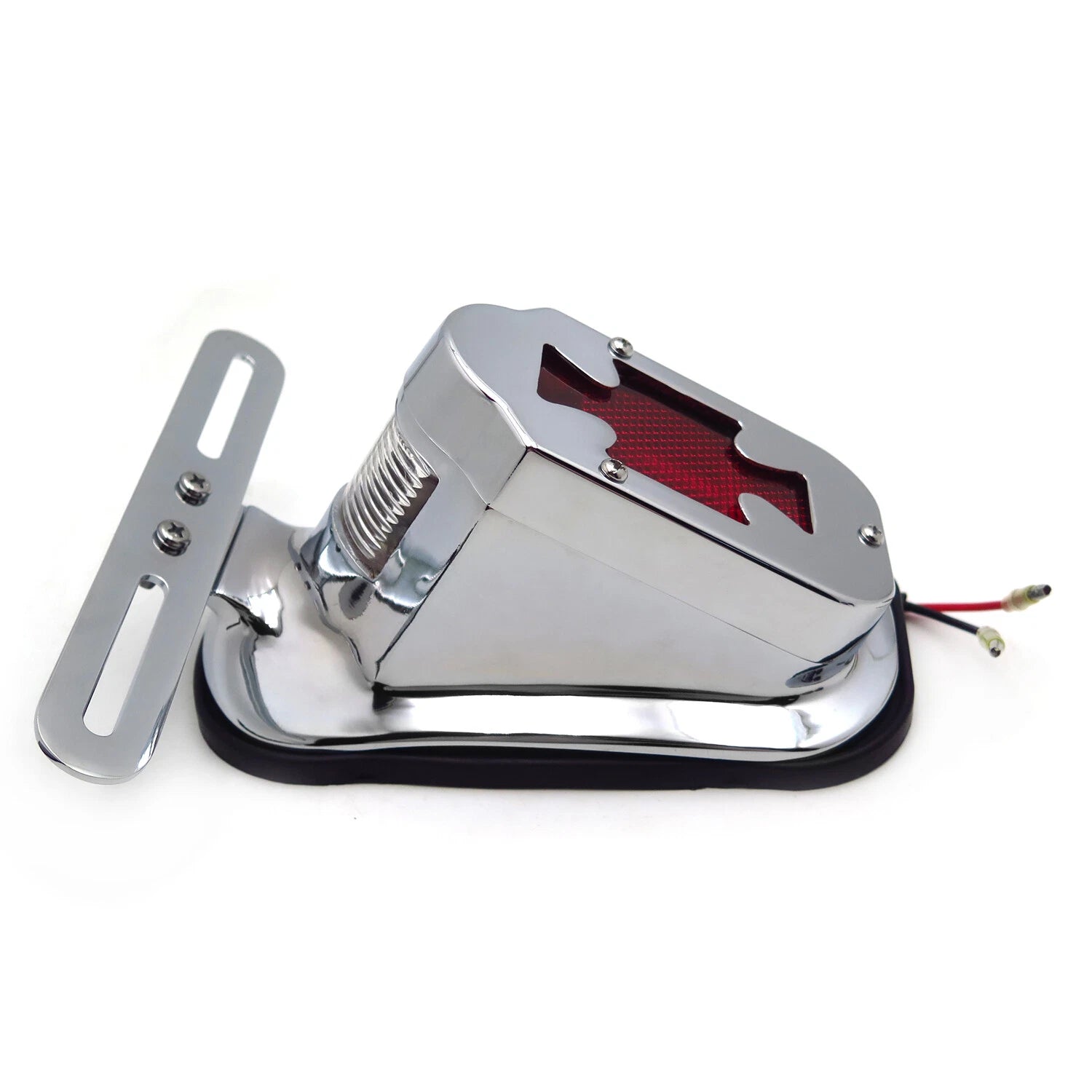 Maltese Cross Tail Light for Harley (Metal Cross Brake Light)