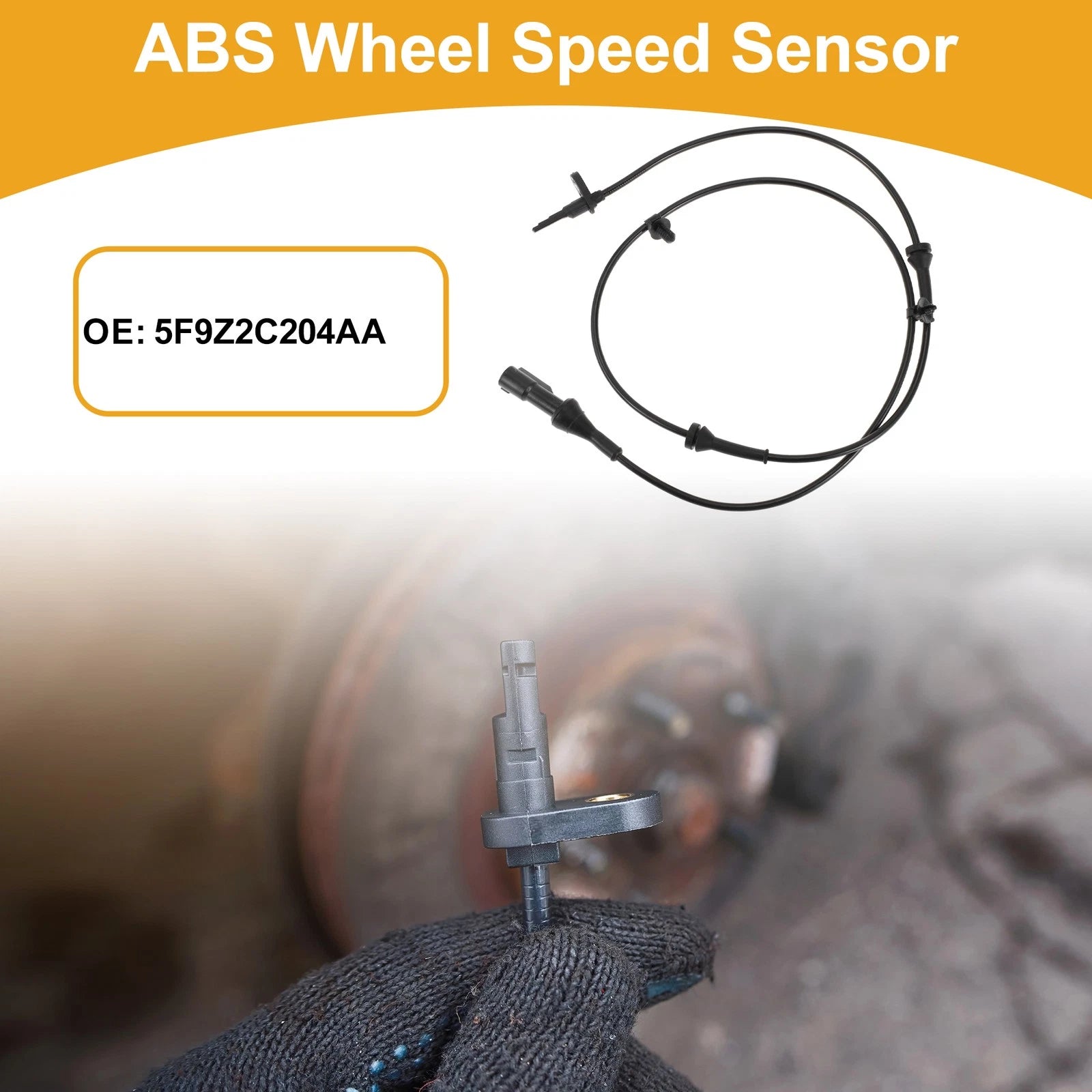 ABS Wheel Speed Sensor No. 5F9Z2C204AA for Ford Taurus (2008–2012) Front