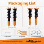 Coilovers Suspension Kit for Honda Accord (1990–1997) 24 Way Damper
