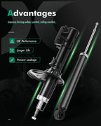 Front Rear Shocks Struts for Hyundai Santa Fe (2001–2006) 2.4L 2.7L 3.5L