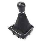 5 Speed Gear Shift Knob & Boot Gaiter Cover for VW Golf MK5 MK6 (2003-2014)