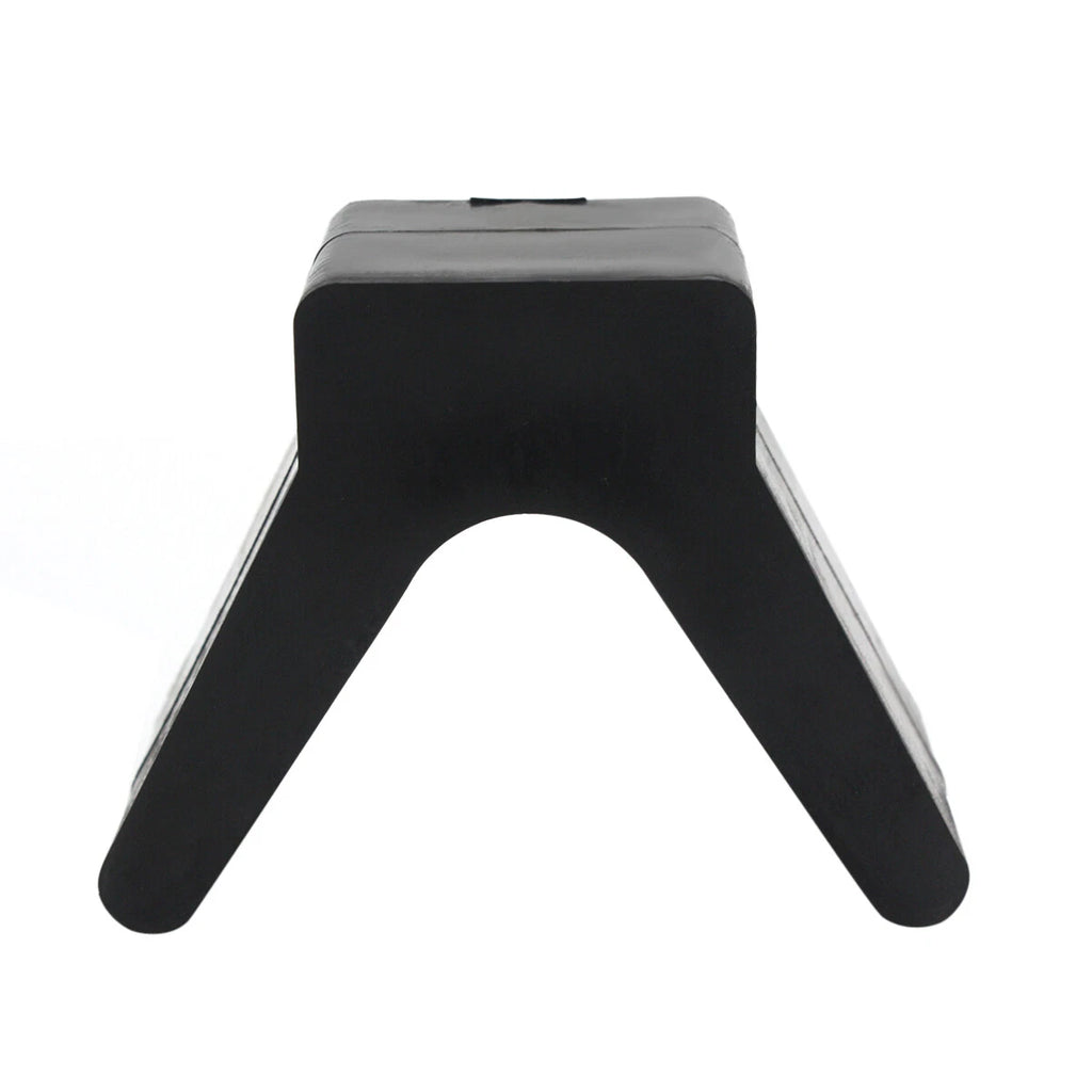 2 V-Style Bow Stops for Boat Trailer (Non Marking, 1/2" Mounting Hole)