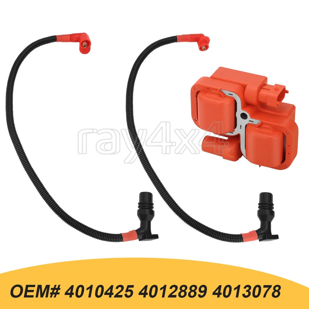 Ignition Coil w/Spark Plug Wire for Polaris RZR 800 S (2011–2014) 4010425