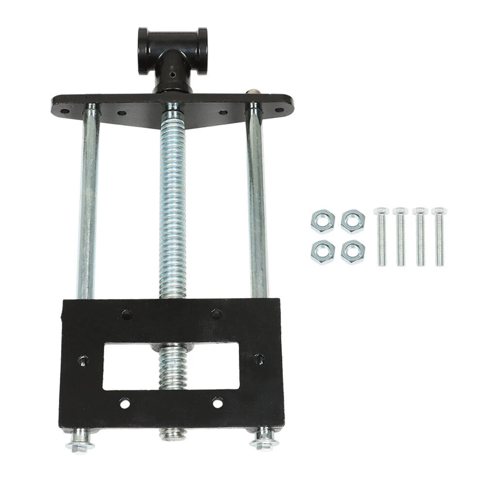 9" Woodworking Vise for Bench (Cast Iron, Chrome Plated)