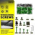 155pcs Green Aluminum Fairing Bolts Kit for Suzuki GSXR600/750/1000 (2001–2023)
