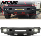 Front Bumper with Steel Skid Plate & LED Lights for Dodge Ram 2500 3500 (2010–2018)