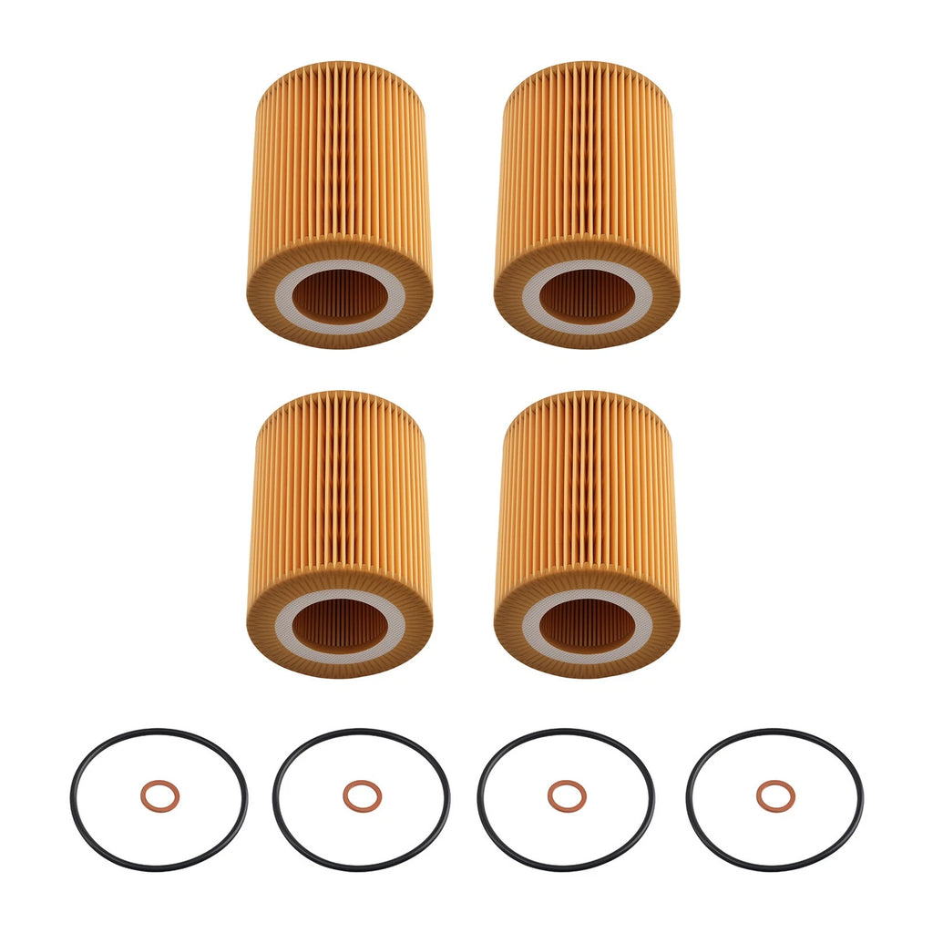 Set of 4 Oil Filters for Volvo S60 S80 V60 V70 XC60 XC70 (2007–2016)