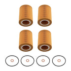 Set of 4 Oil Filters for Volvo S60 S80 V60 V70 XC60 XC70 (2007–2016)