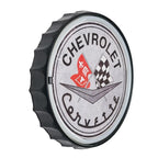 Chevrolet Bottle Cap Shaped Neon LED Wall Decor
