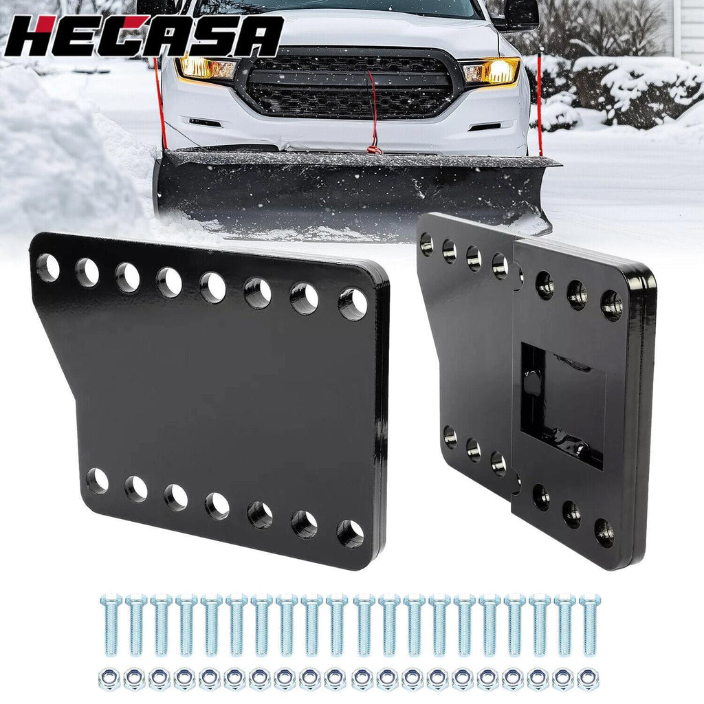 Mount Drop Brackets for Universal Snowplow (Steel Lift Extension Kit)