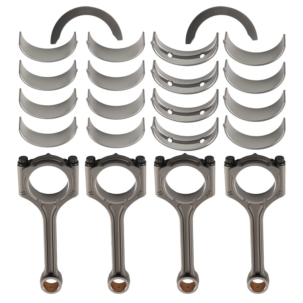 4X Connecting Rod for Hyundai Elantra, Kia Optima, Forte, Soul 2.0L (2011–2016) 23510-2E001