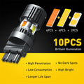 2X 3157 Switchback LED Turn Signal Lights for