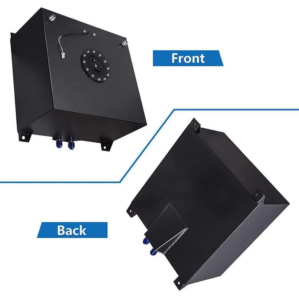 15 Gallon Aluminum Fuel Cell Gas Tank + Level Sender Kit for Universal Applications