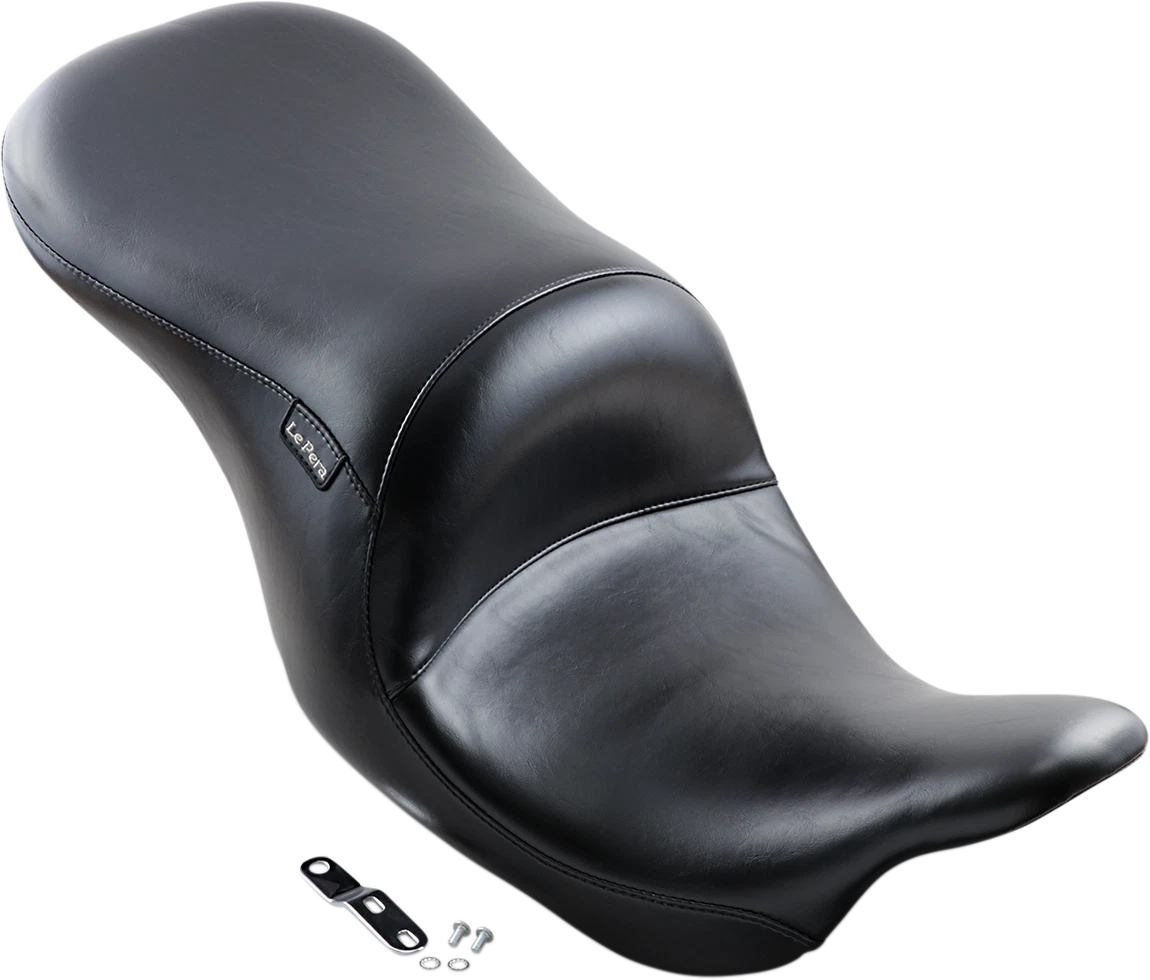 LE PERA Maverick Up-Front Seat for Harley FL (2008–2023) - Smooth Black