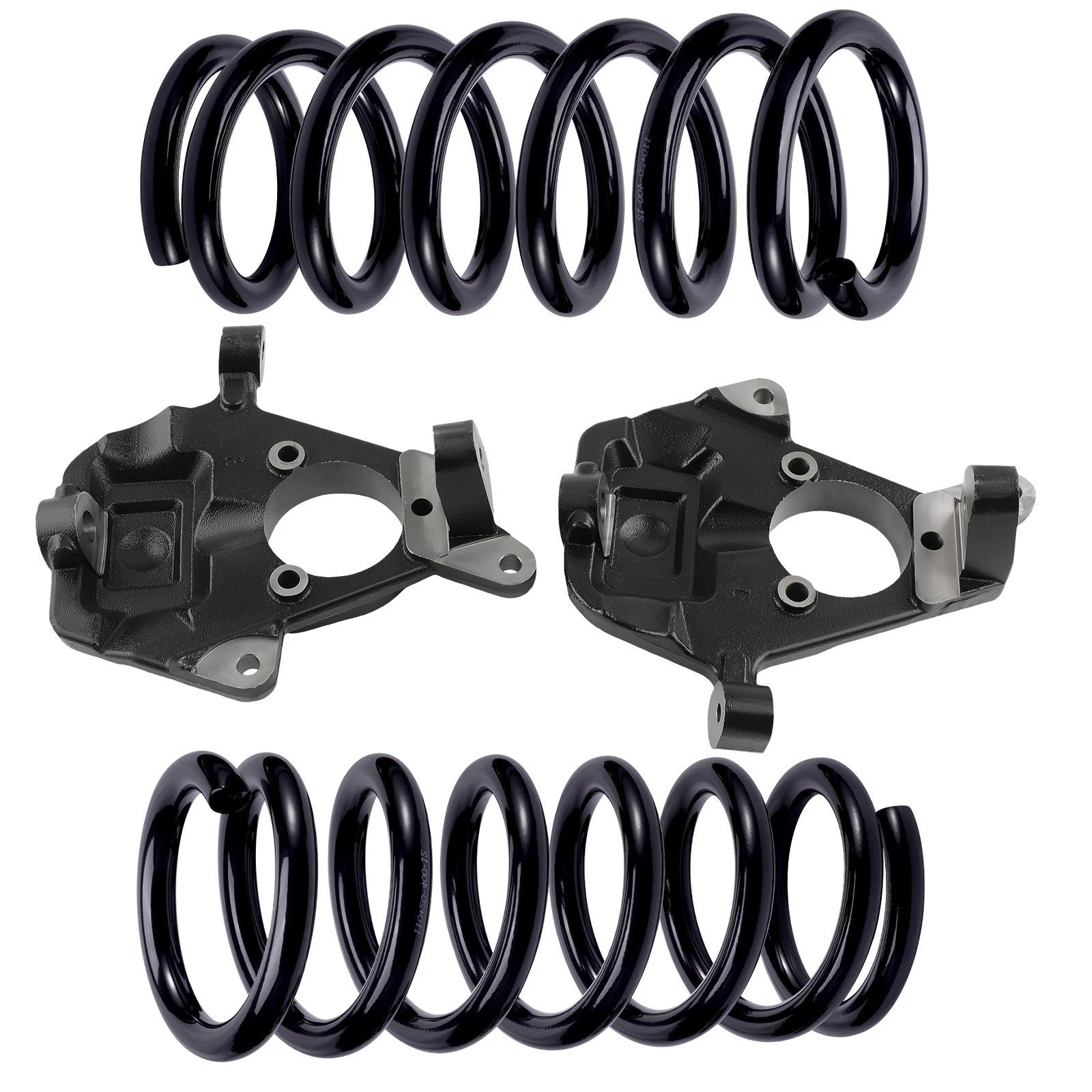 Lowering Kit Front 4" Drop Spindles for Chevy Silverado 1500 2WD 99-07