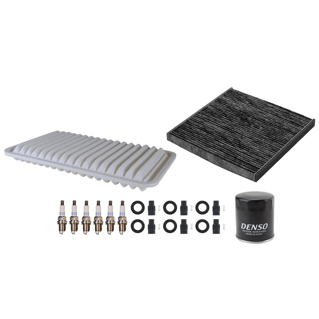 Denso Tune Up Kit 6 Spark Plugs & Boots for Camry ES330 RX330 Sienna Solara (2002–2006)