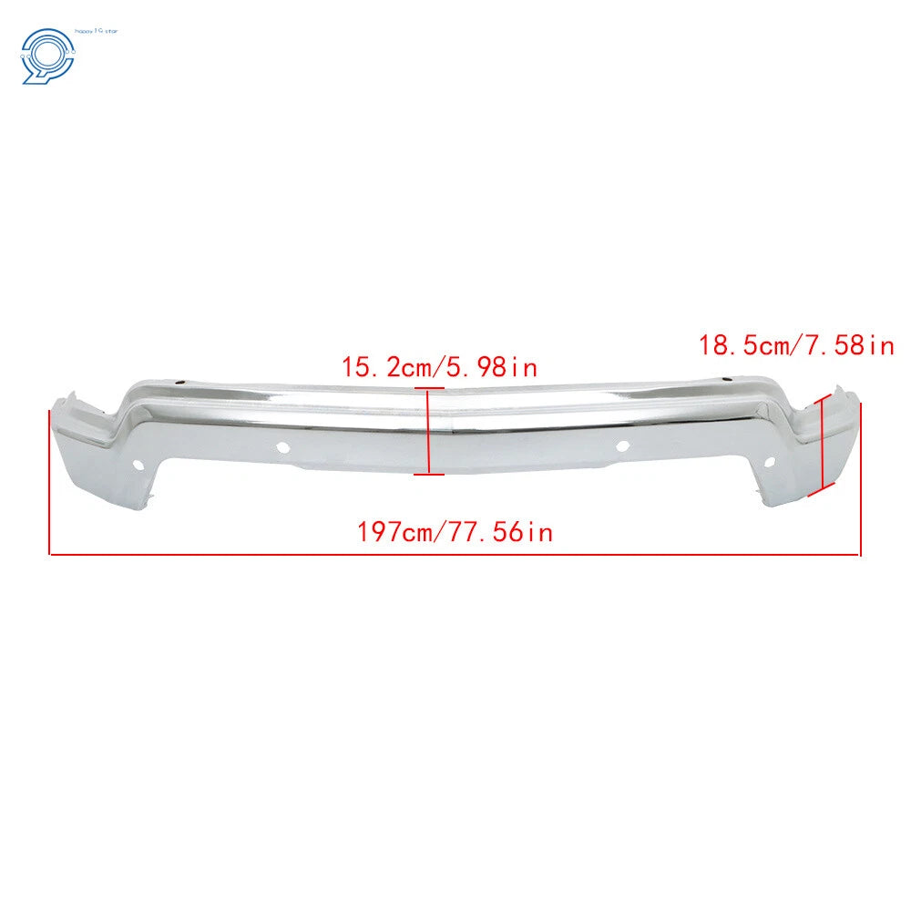 Chrome Steel Front Bumper Face Bar for Chevrolet Silverado 1500 (2022-2023)