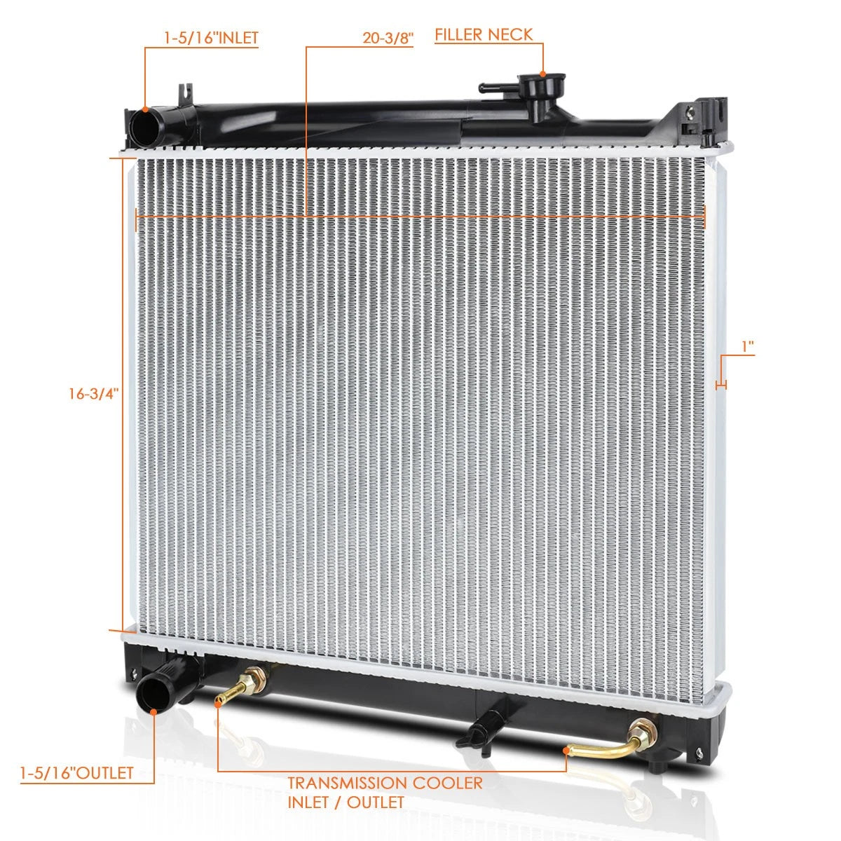Aluminum OE Radiator for Suzuki Sidekick/Grand Vitara (1996–2004) DPI-2087