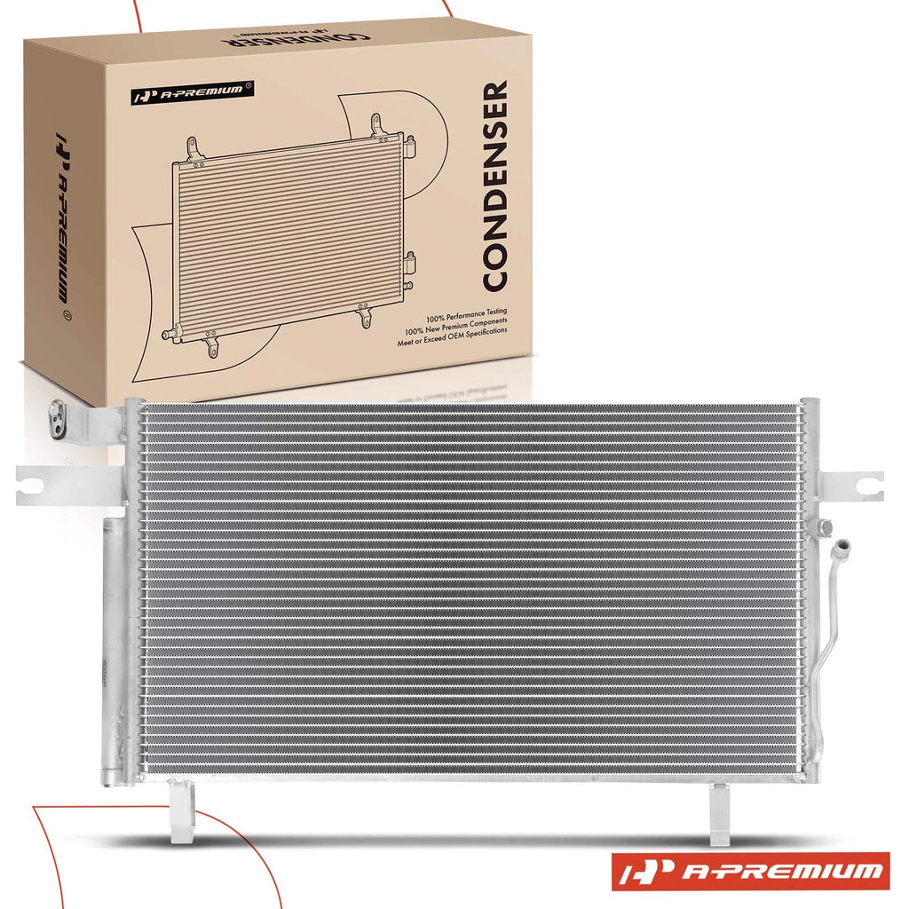 A/C condenser with receiver drier & bracket for Nissan Pathfinder (2001–2004)
