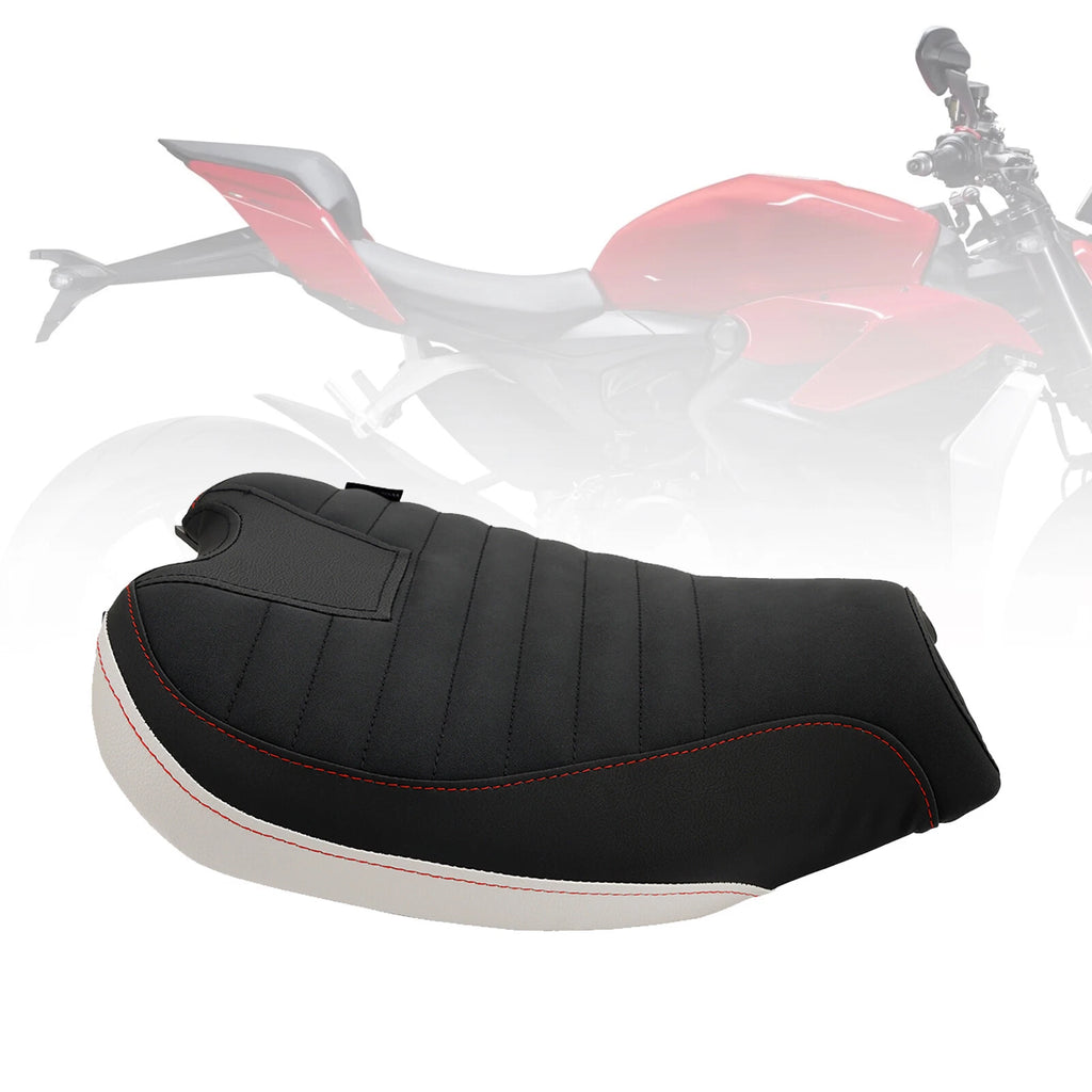 Front Rider Seat Cushion PU Strip White for Streetfighter V2 (2022–2023)