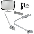 Right Manual Folding Chrome Mirror for Ford F-150 F-250 F-350 Bronco (1987–1991)
