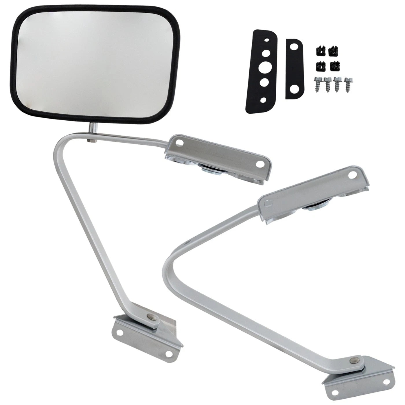 Right Manual Folding Chrome Mirror for Ford F-150 F-250 F-350 Bronco (1987–1991)