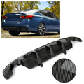 Rear Lower Diffuser Bumper for Nissan Teana Altima (2016–2019) Carbon Fiber