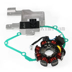 Stator Coil, Rectifier, Gasket for Honda ANF125T (2003–2006)