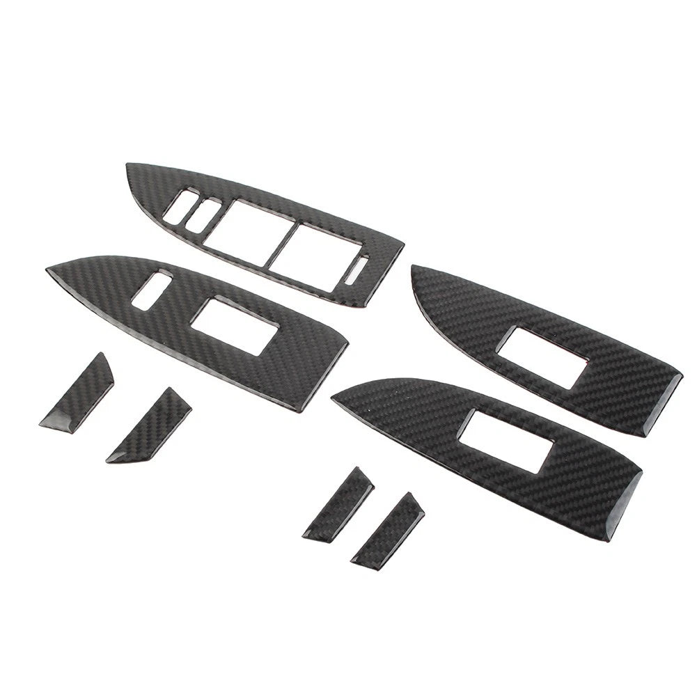 Set of 8 RHD Door Window Lift Switch Panel Cover Trim for Toyota Prius (2012–2015)