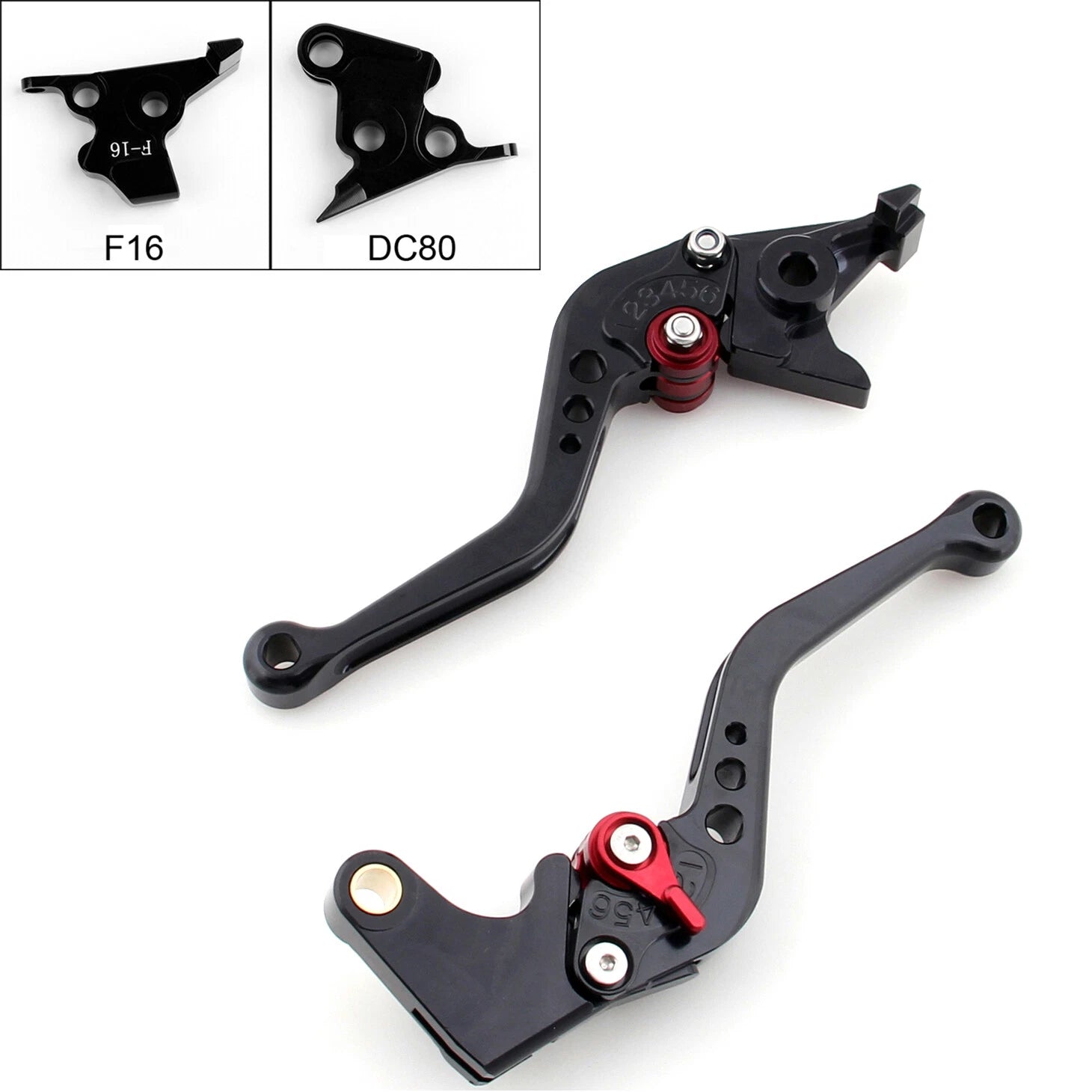 Short Brake Clutch Levers for Moto Guzzi Breva Griso Norge 1200 (2006–2016)