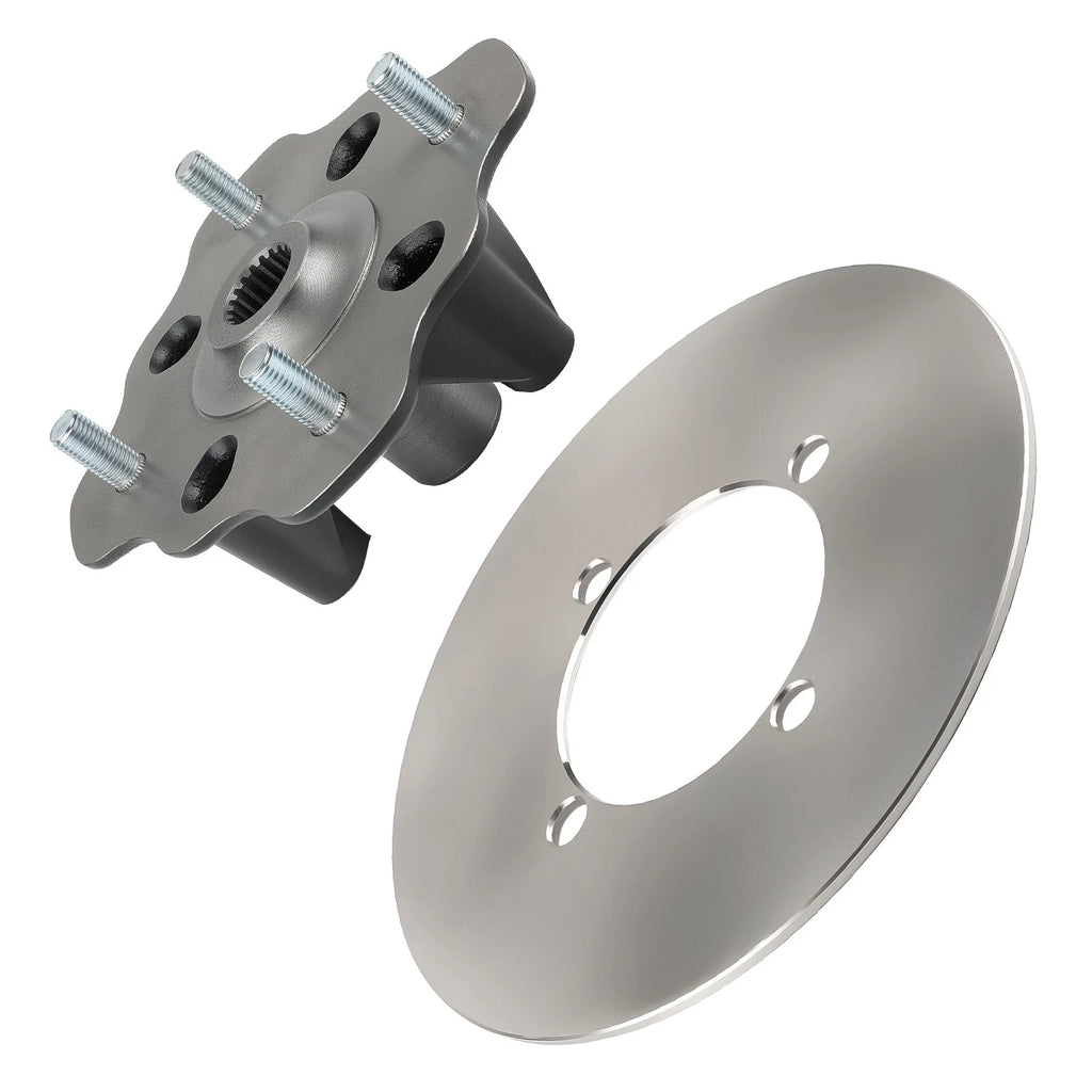 Front Wheel Hub & Brake Disc Rotor for Suzuki Eiger 400 (2002–2007)