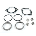 Exhaust Flange Install Kit for Harley Davidson (C-Clips, Serrated Nuts)