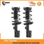 Front Complete Struts w/Coil Springs for 2010-2015 Toyota Prius 1.8L (2)