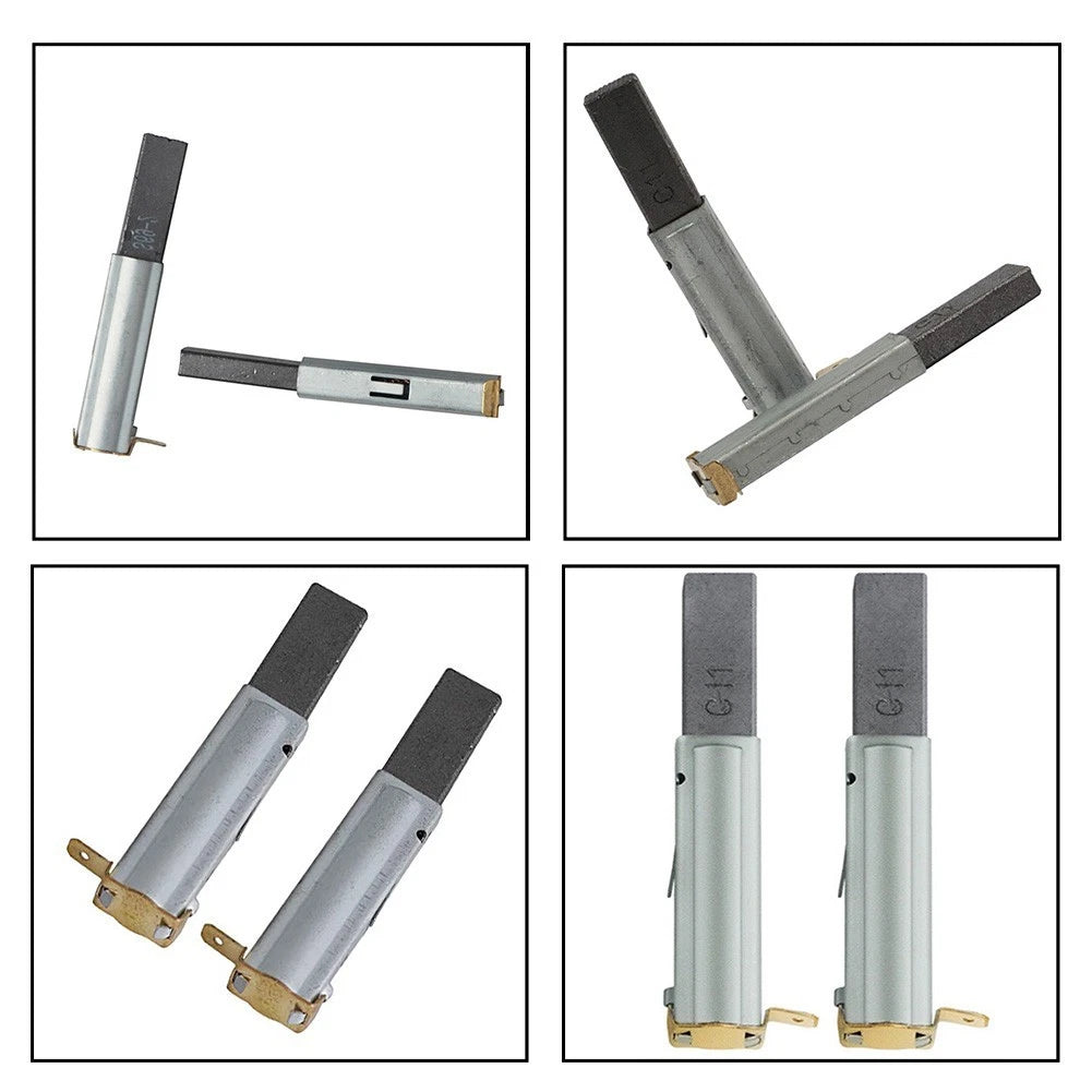 Carbon Brush Kit 2PCS for Vacuum Motor (29 x 10 x 6 mm)