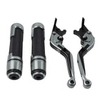 Extendable Brake Clutch Levers Grip Set for Kawasaki Z650 Z900 (2017-2023)