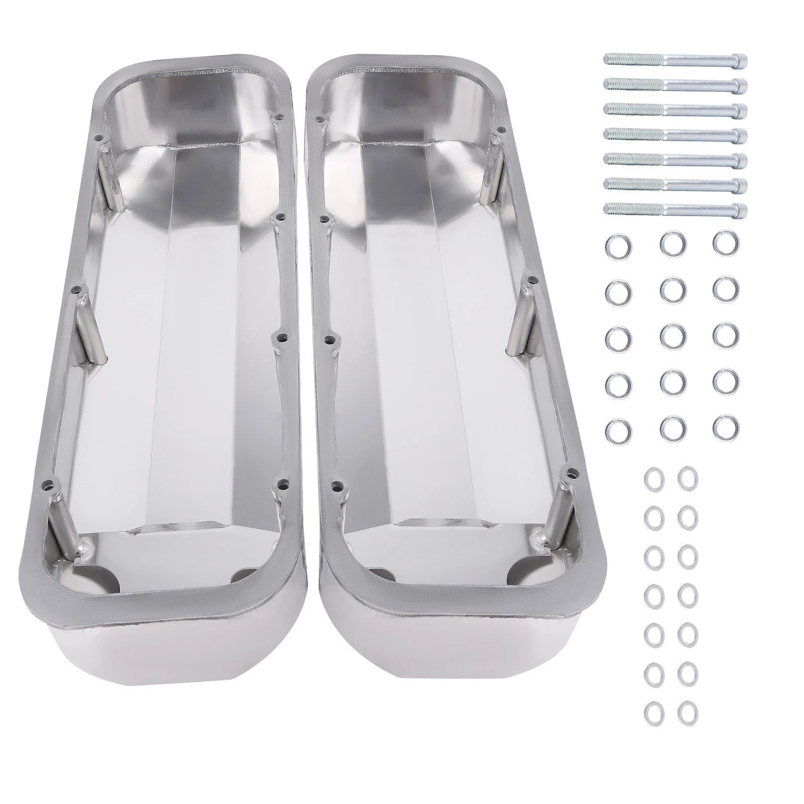 Fabricated Aluminum Valve Covers for Big Block Chevy 502 (1966–2000)