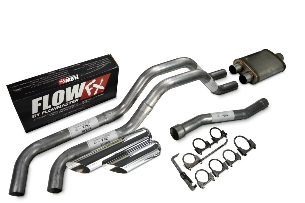 Dual Exhaust for Nissan Titan (2004–2006) 2.5" Side Exit Flowmaster Tip