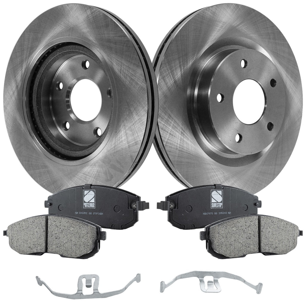Disc Brake & Pad Kit for Nissan Altima (2007–2013) Front Set