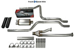 2.5" Dual Exhaust Kit for Toyota Tundra (2014–2021) Flow II Black Tip